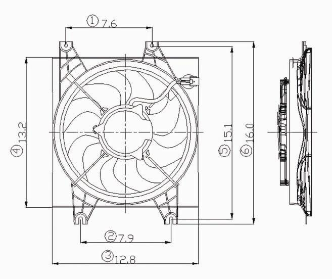 TYC - Engine Cooling Fan Blade - TYC 610570