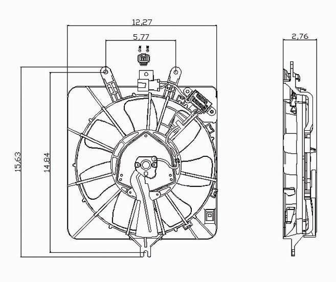 TYC - Engine Cooling Fan Blade - TYC 611010