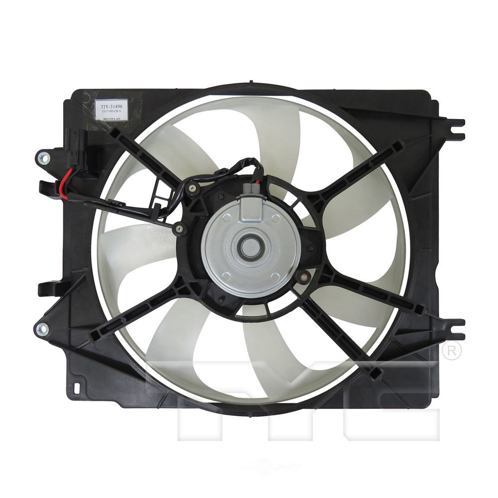 TYC - A/C Condenser Fan Assembly (Right) - TYC 611550