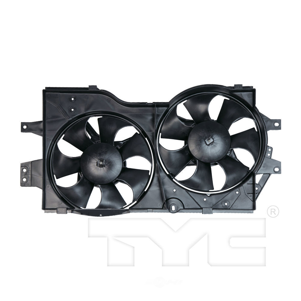 TYC - Dual Radiator And Condenser Fan Assembly - TYC 620140