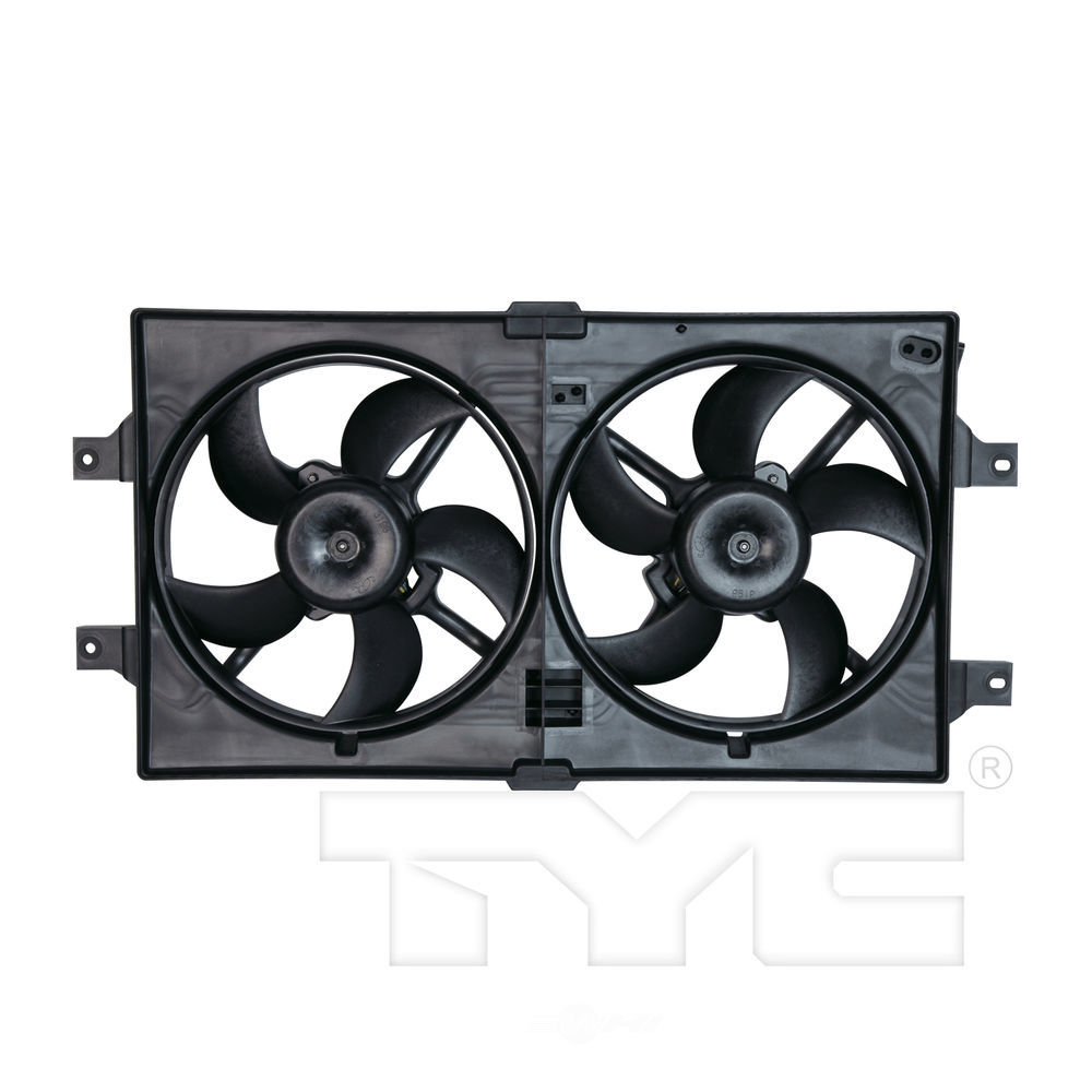 TYC - Dual Radiator And Condenser Fan Assembly - TYC 620190