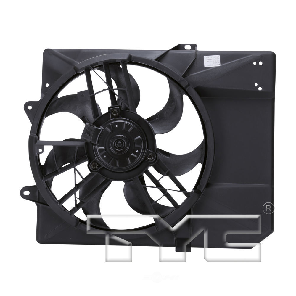 TYC - Dual Radiator And Condenser Fan Assembly - TYC 620240