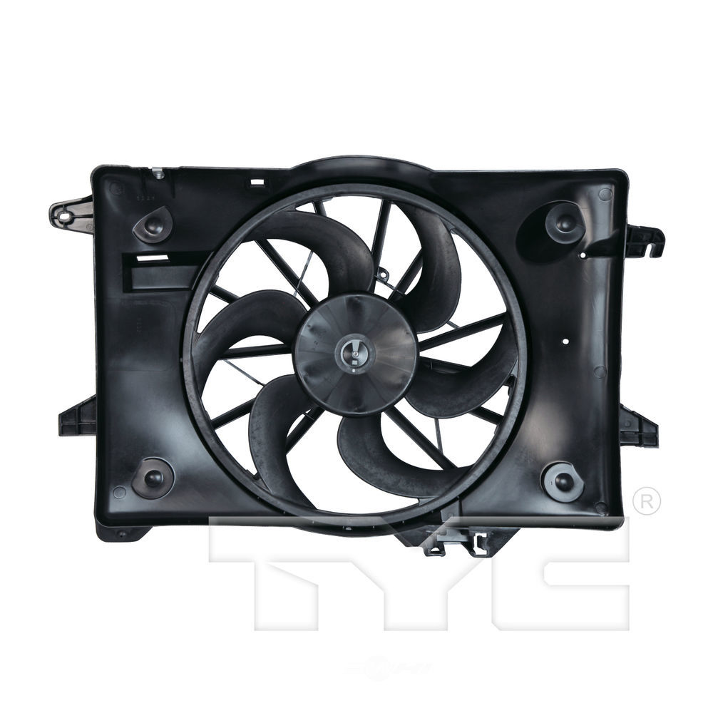 TYC - Dual Radiator And Condenser Fan Assembly - TYC 620260