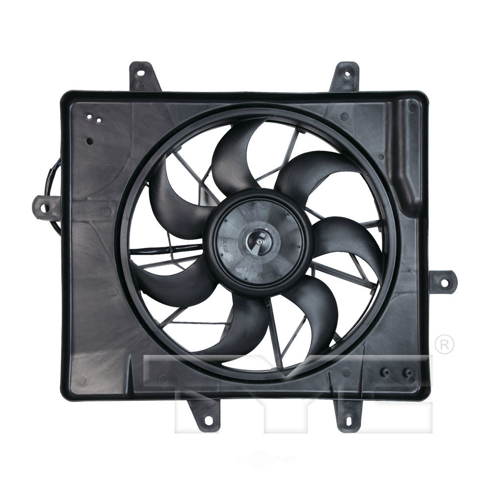 TYC - Dual Radiator And Condenser Fan Assembly - TYC 620440
