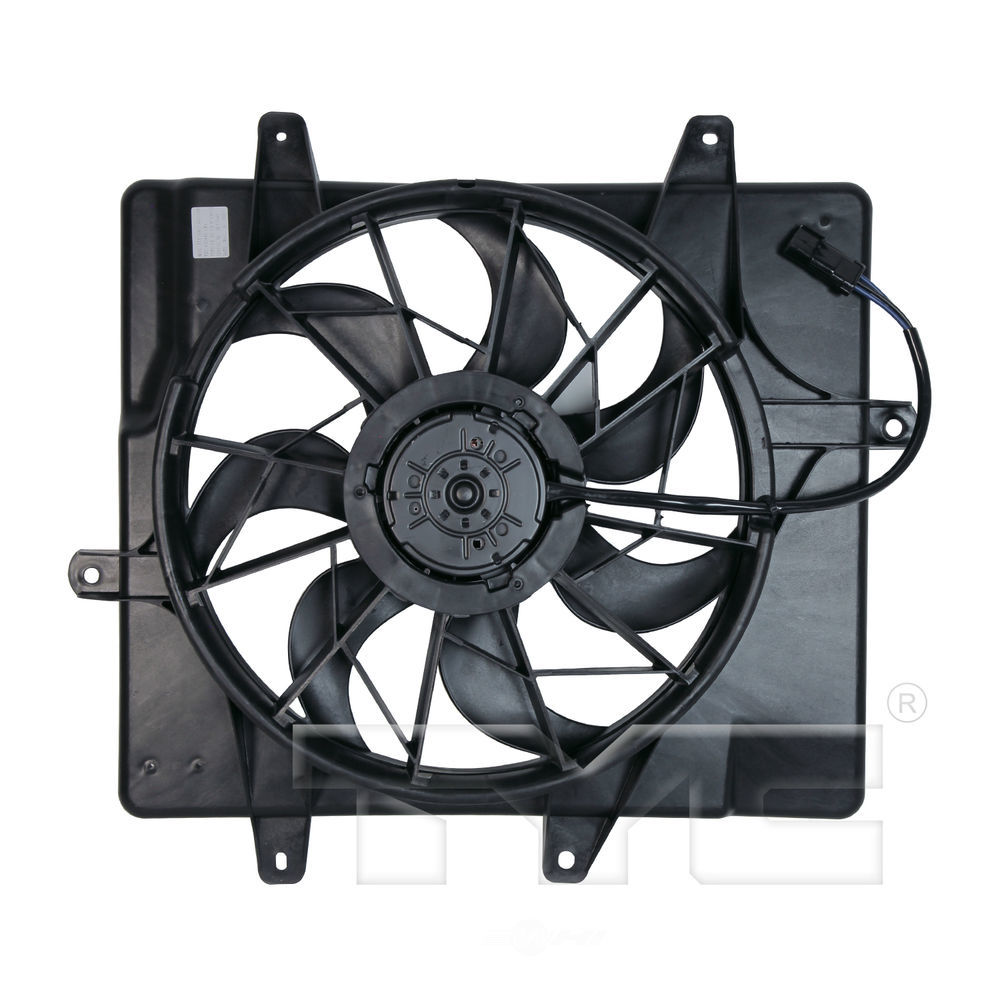 TYC - Dual Radiator And Condenser Fan Assembly - TYC 620440