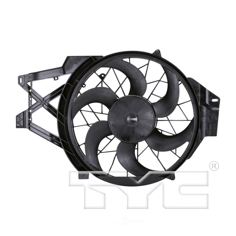 TYC - Dual Radiator And Condenser Fan Assembly - TYC 620460