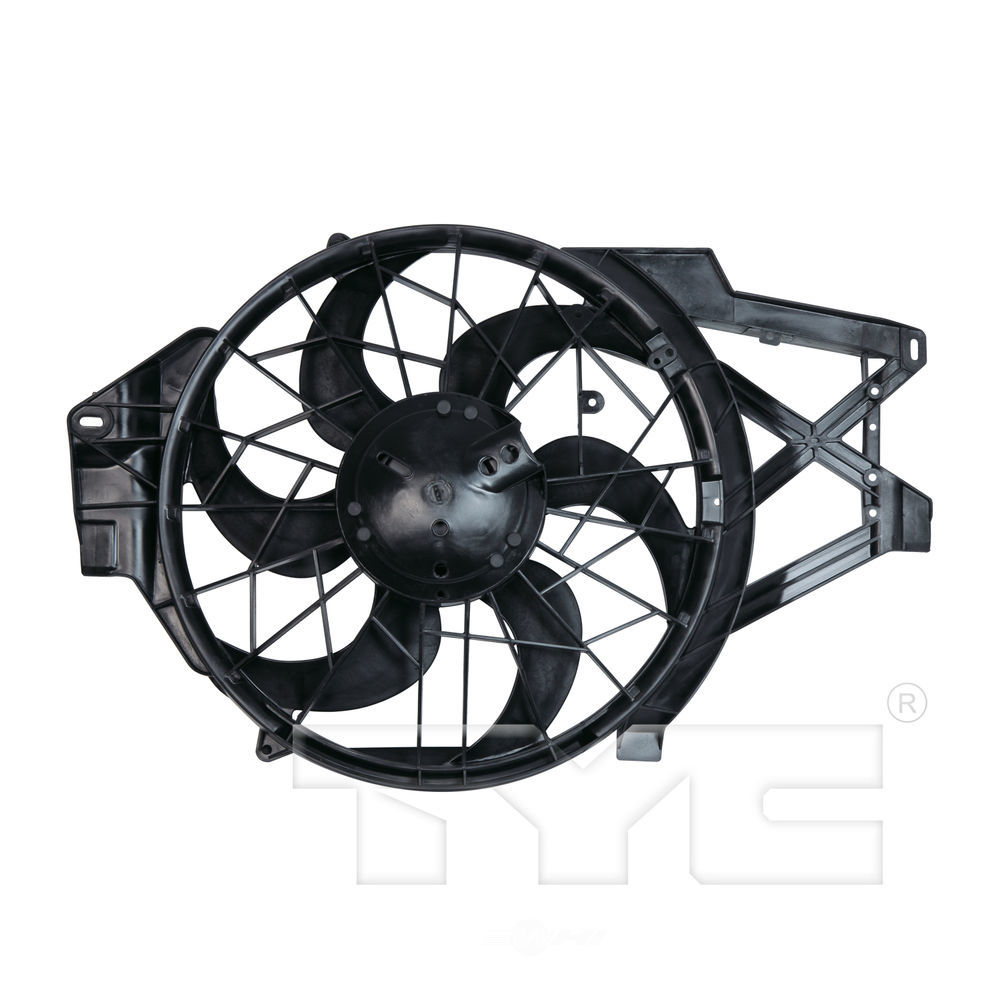 TYC - Dual Radiator And Condenser Fan Assembly - TYC 620500