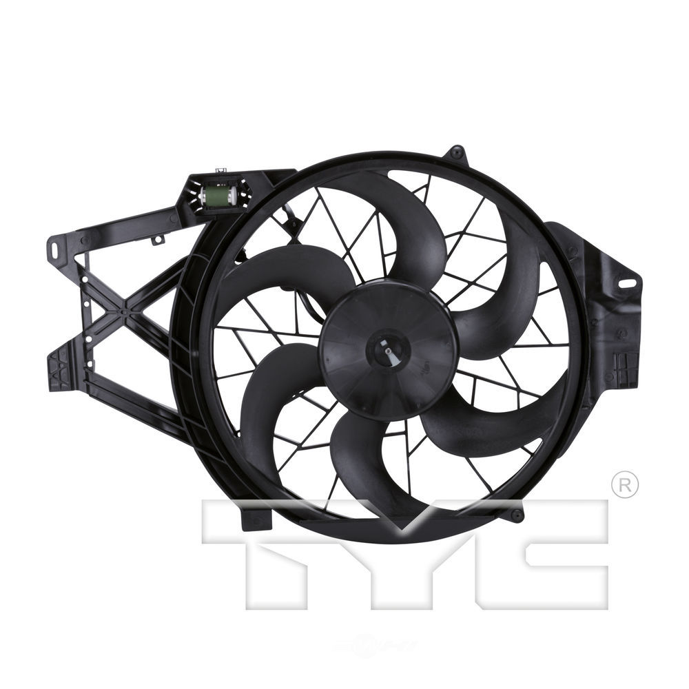 TYC - Dual Radiator And Condenser Fan Assembly - TYC 620650