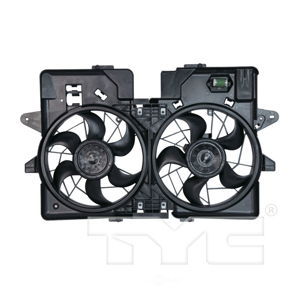 TYC - Dual Radiator And Condenser Fan Assembly - TYC 620660