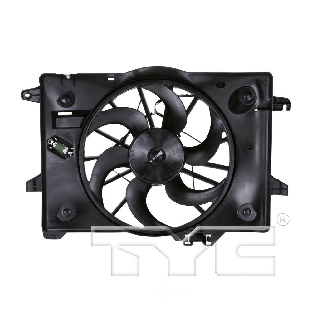 TYC - Dual Radiator And Condenser Fan Assembly - TYC 620680