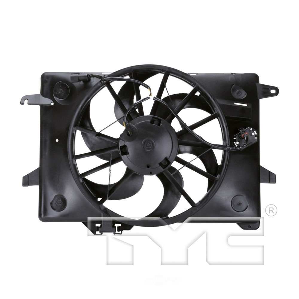 TYC - Dual Radiator And Condenser Fan Assembly - TYC 620680