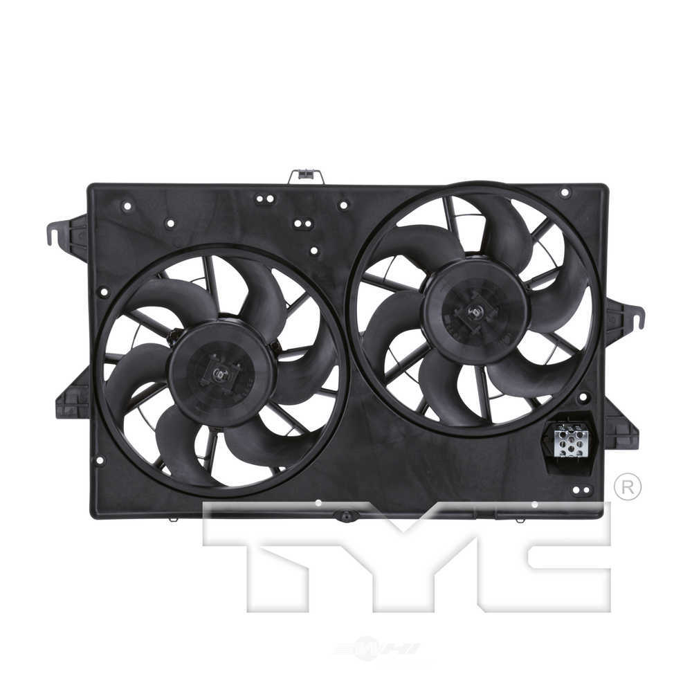 TYC - Dual Radiator And Condenser Fan Assembly - TYC - 620750