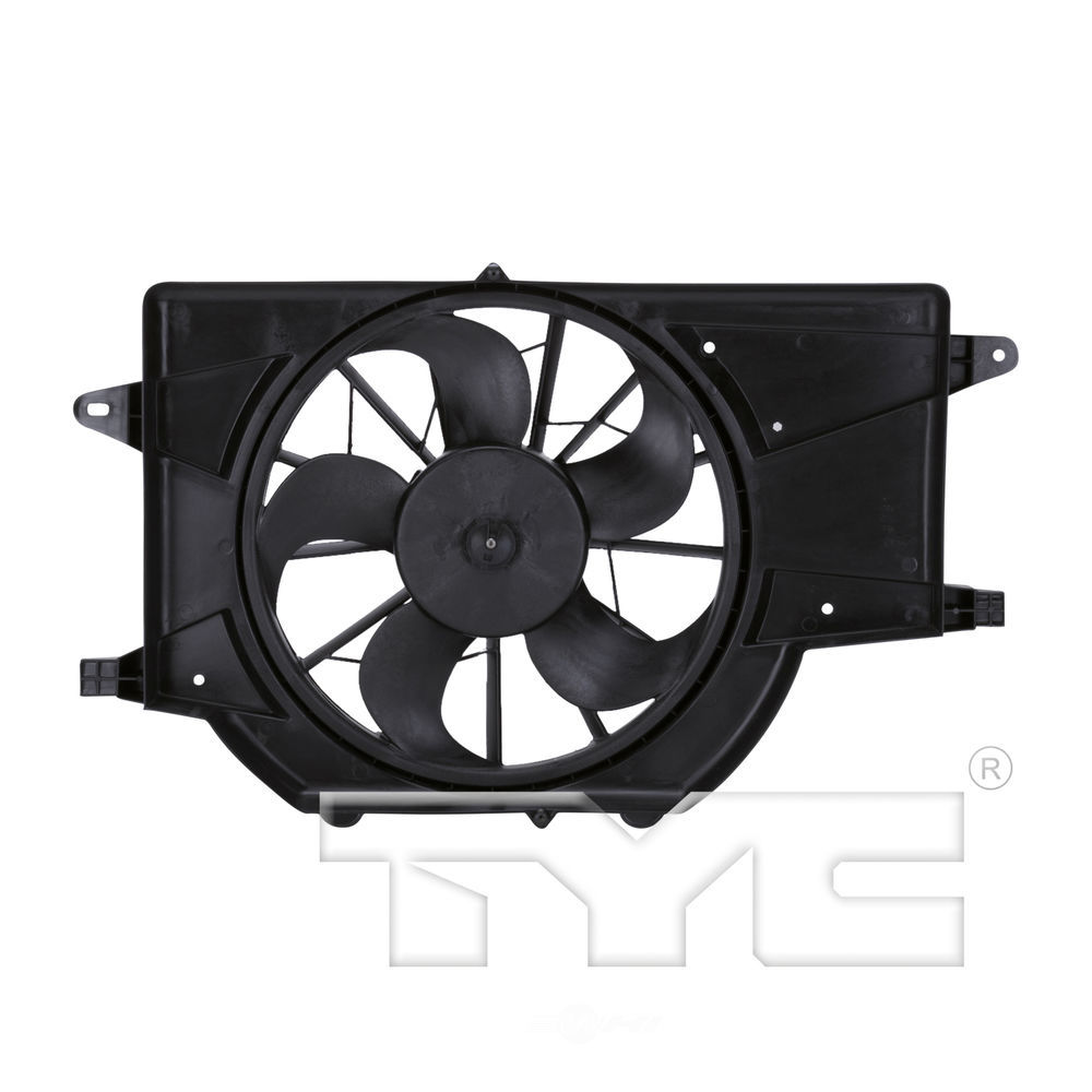TYC - Dual Radiator And Condenser Fan Assembly - TYC 620850