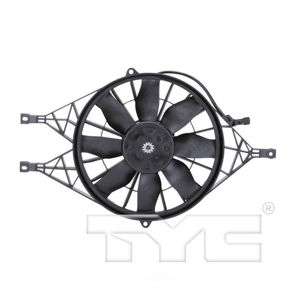 TYC - Dual Radiator And Condenser Fan Assembly - TYC 620880