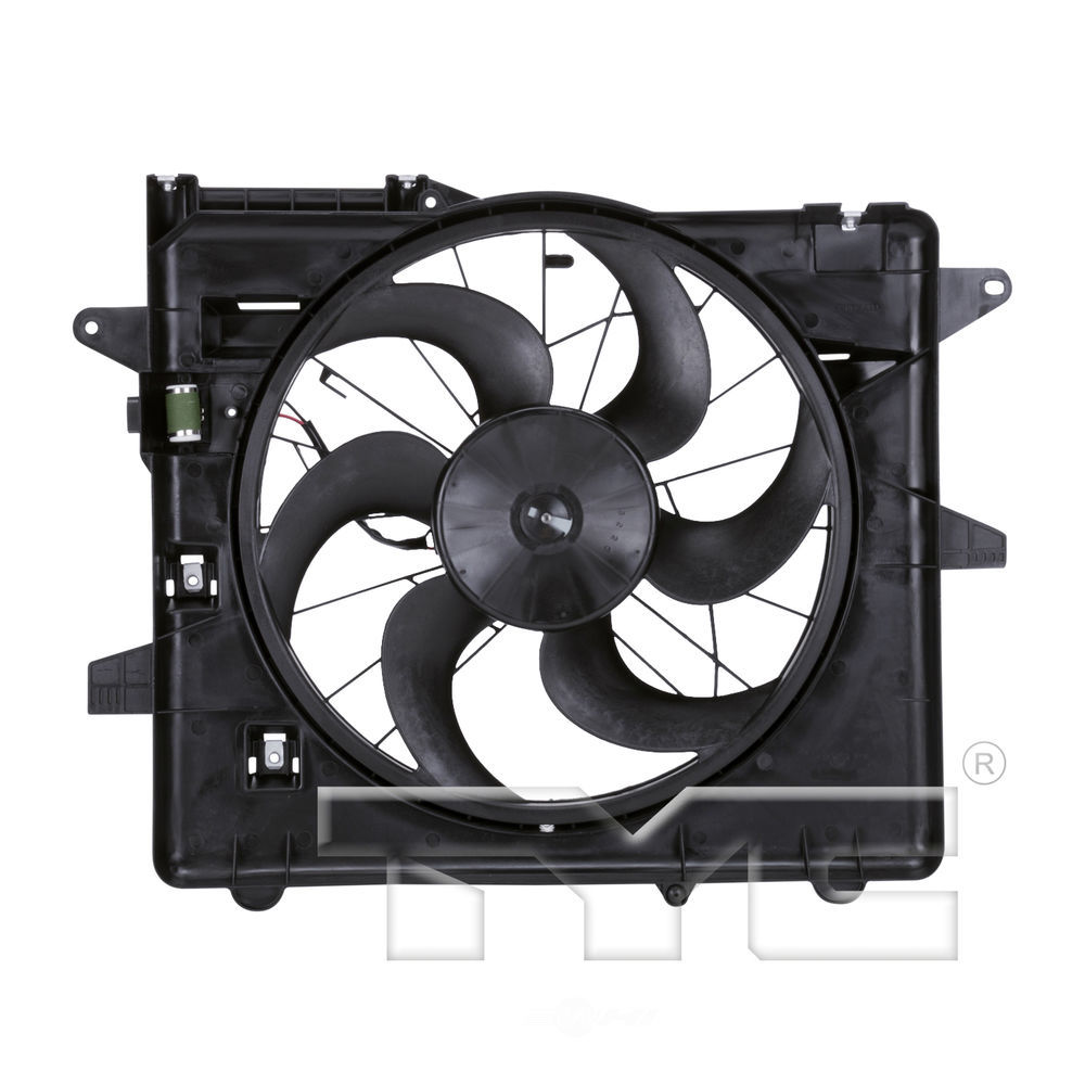TYC - Dual Radiator And Condenser Fan Assembly - TYC 621070