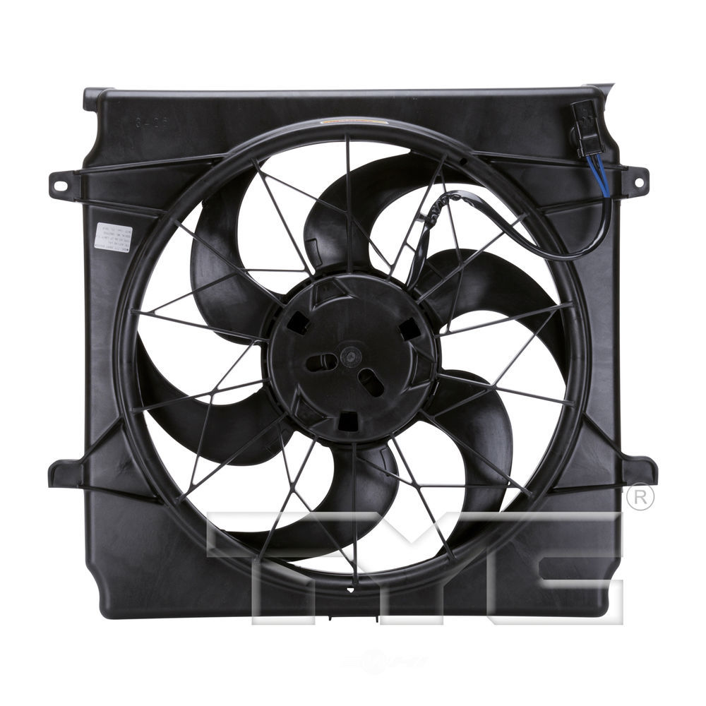 TYC - Dual Radiator And Condenser Fan Assembly - TYC 621140