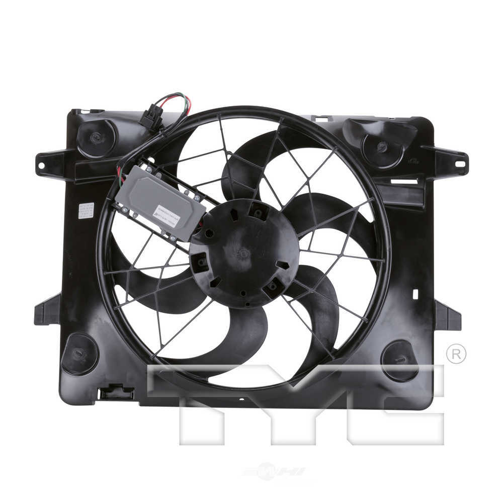 TYC - Dual Radiator And Condenser Fan Assembly - TYC 621290