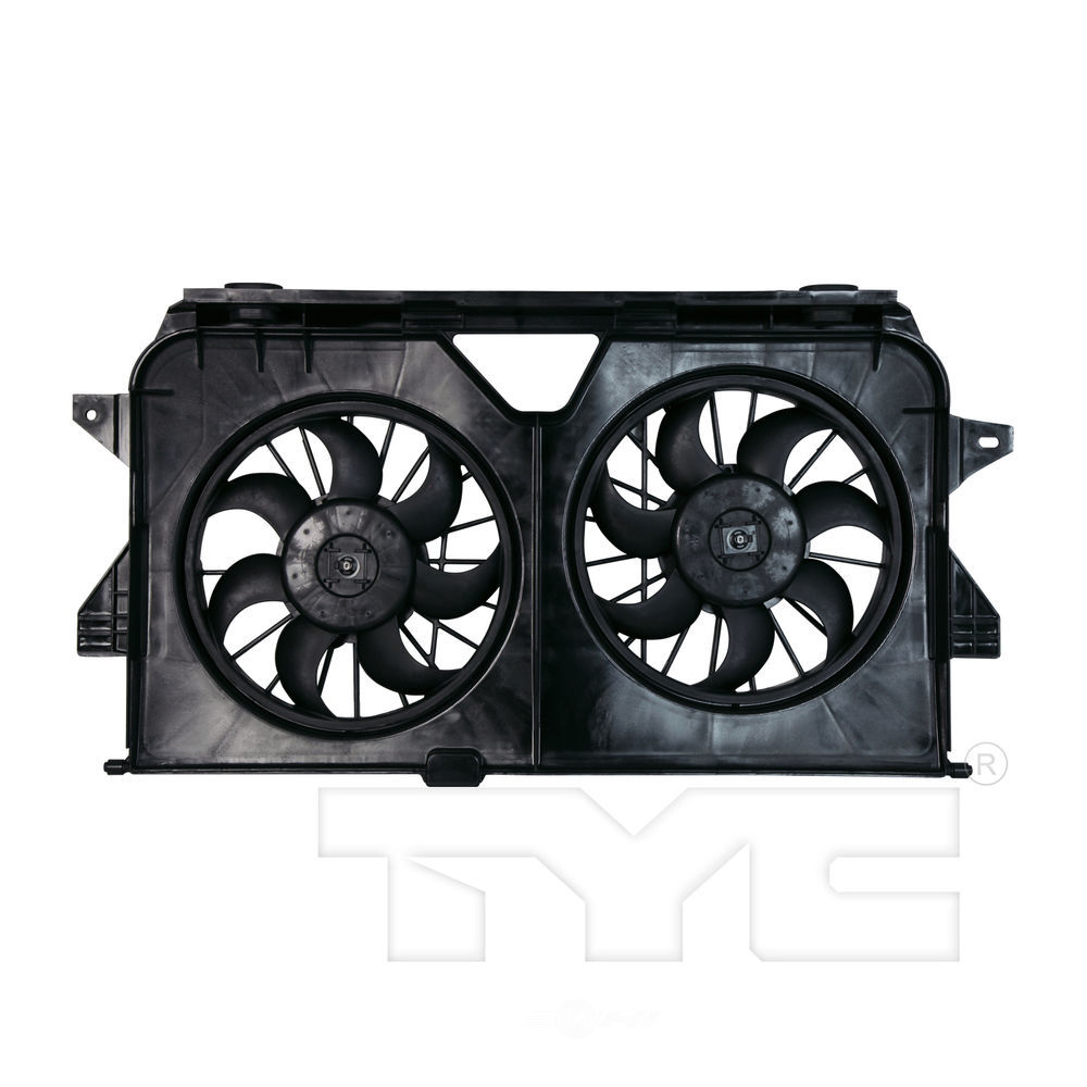 TYC - Dual Radiator And Condenser Fan Assembly - TYC 621370