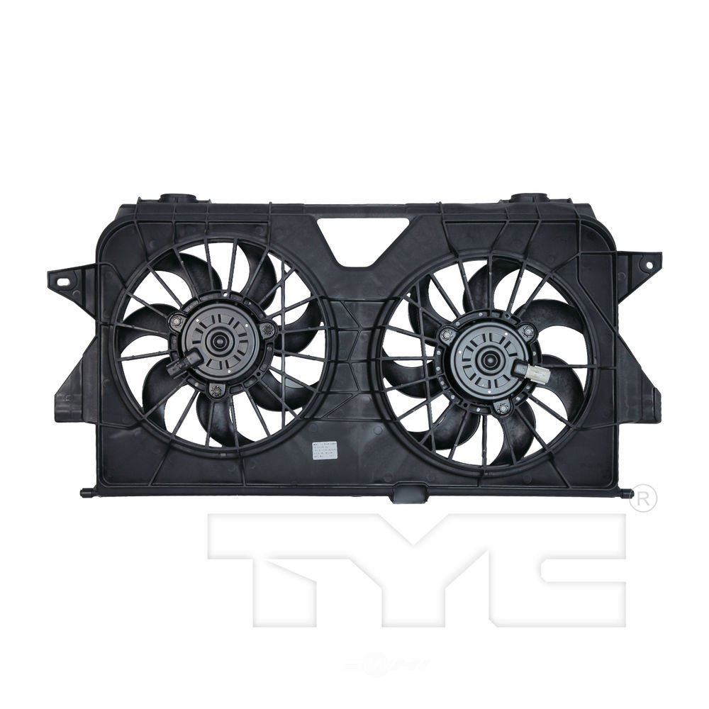 TYC - Dual Radiator And Condenser Fan Assembly - TYC 621370