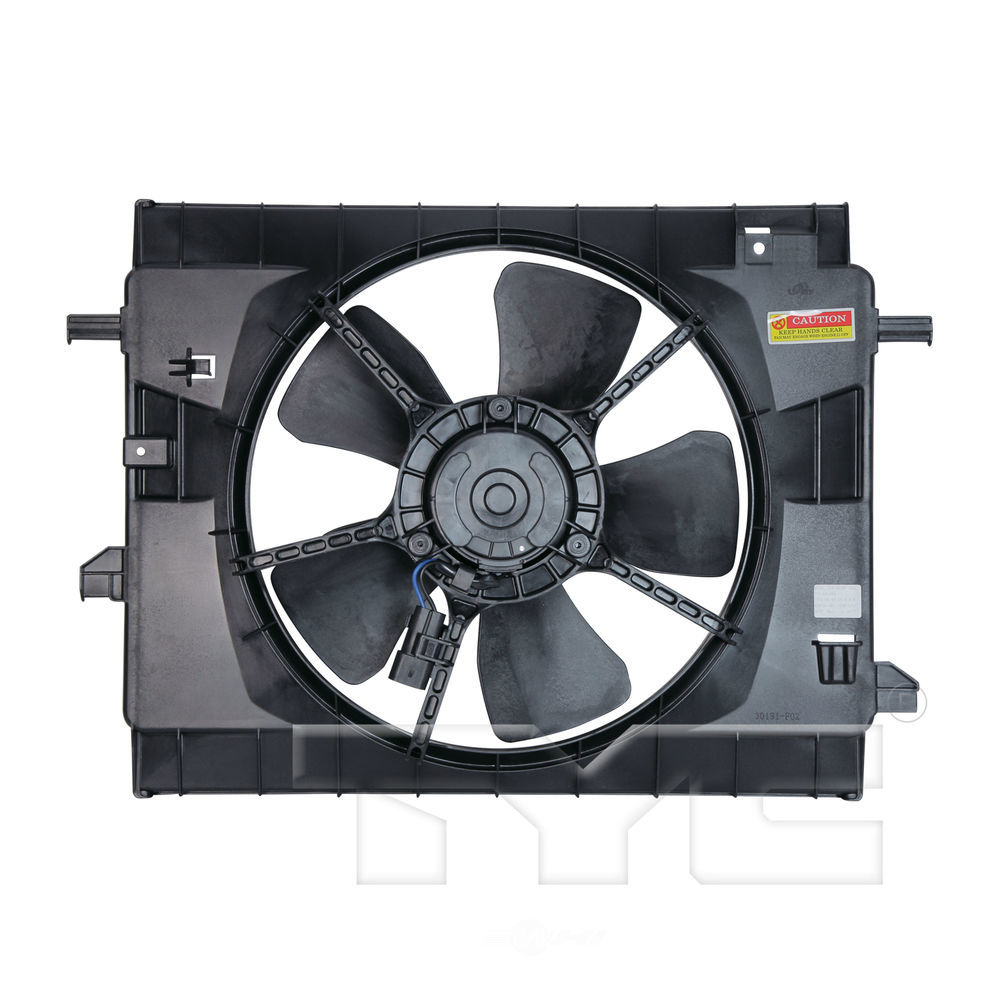 TYC - Dual Radiator And Condenser Fan Assembly - TYC 621450