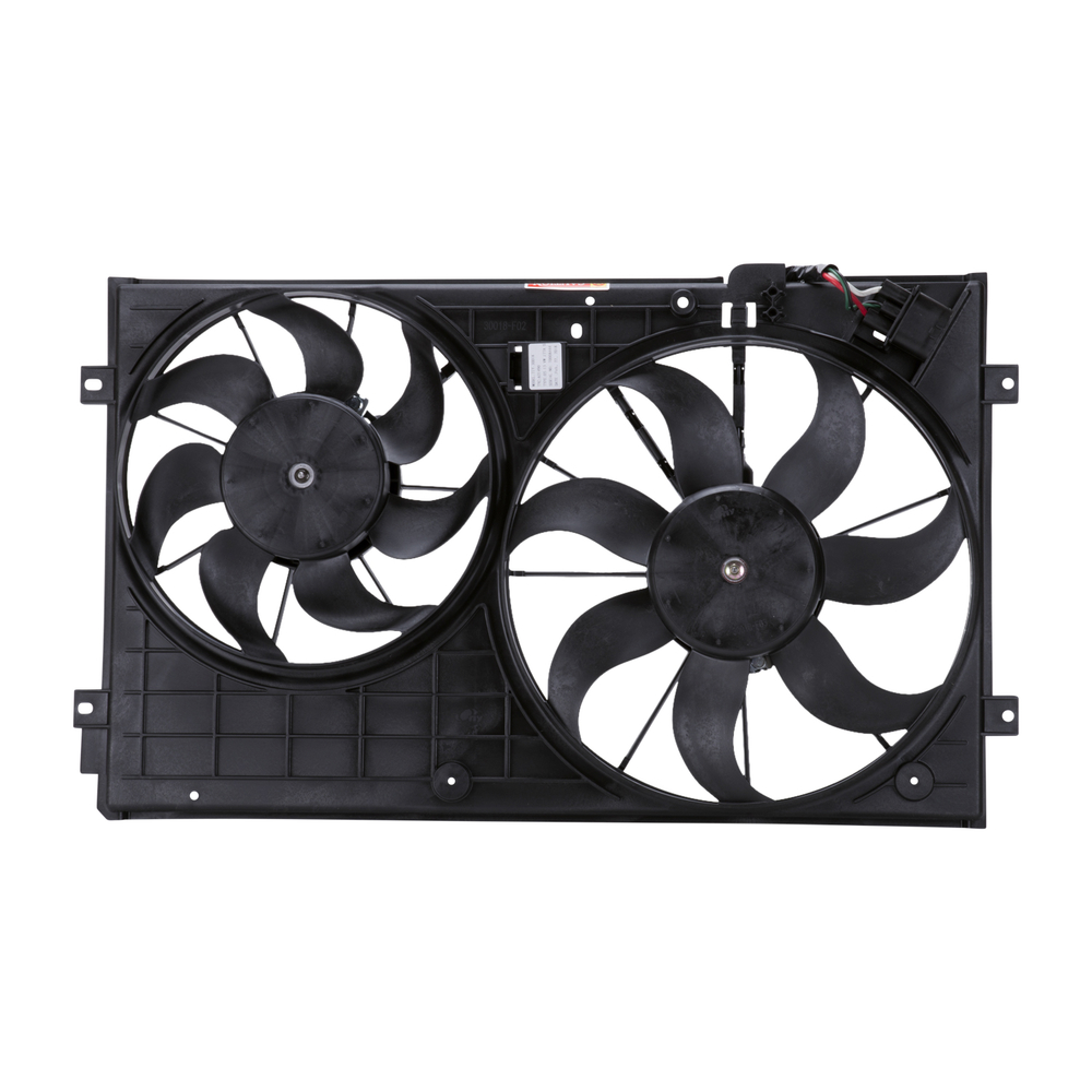 TYC - Dual Radiator And Condenser Fan Assembly - TYC 621490