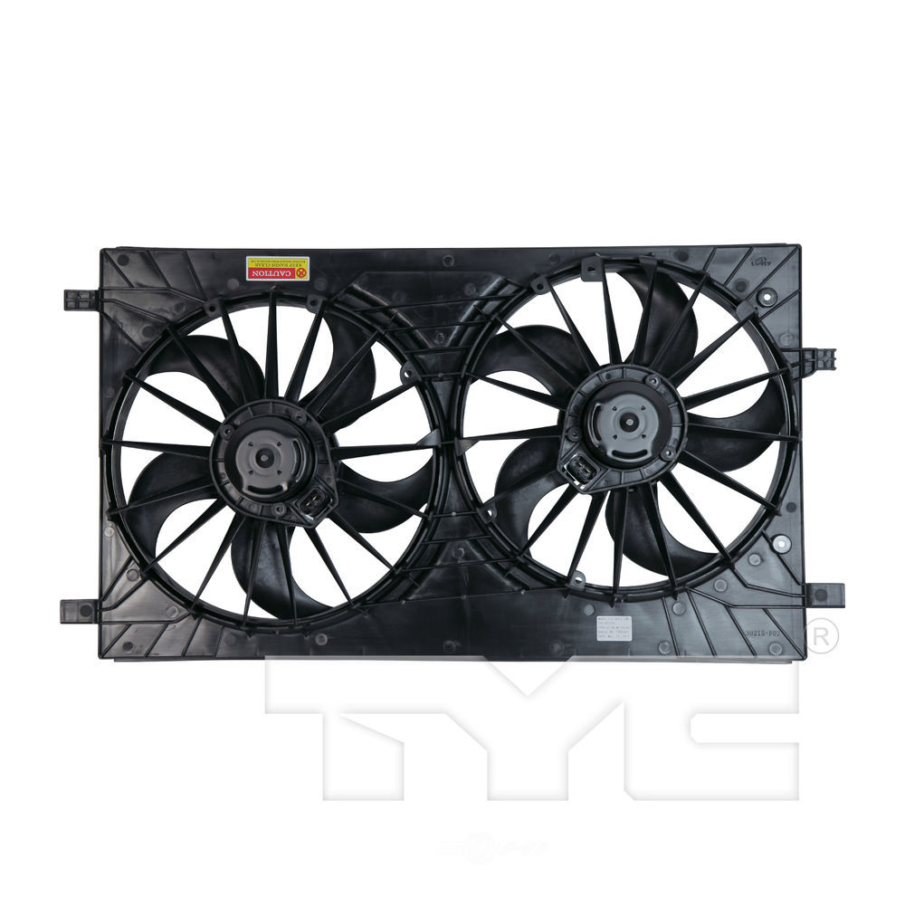 TYC - Dual Radiator And Condenser Fan Assembly - TYC 621570