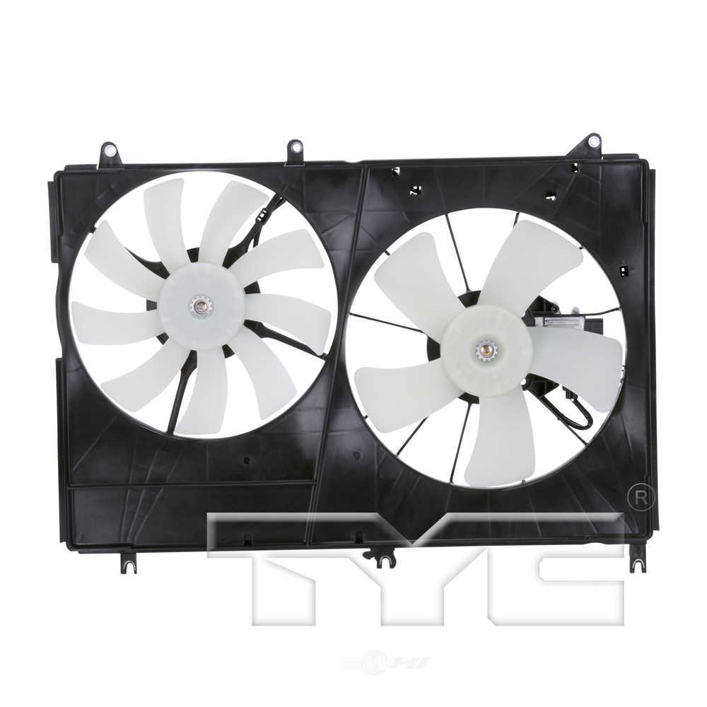 TYC - Dual Radiator And Condenser Fan Assembly - TYC - 621640