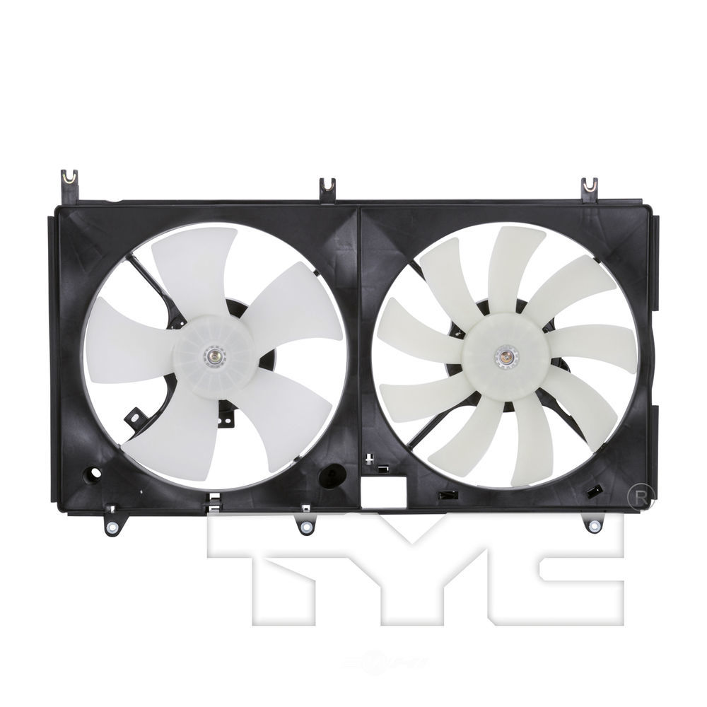 TYC - Dual Radiator And Condenser Fan Assembly - TYC 621650