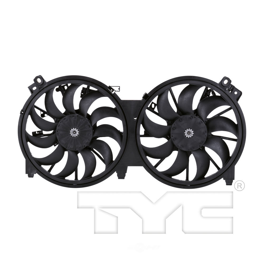 TYC - Dual Radiator And Condenser Fan Assembly - TYC 621660