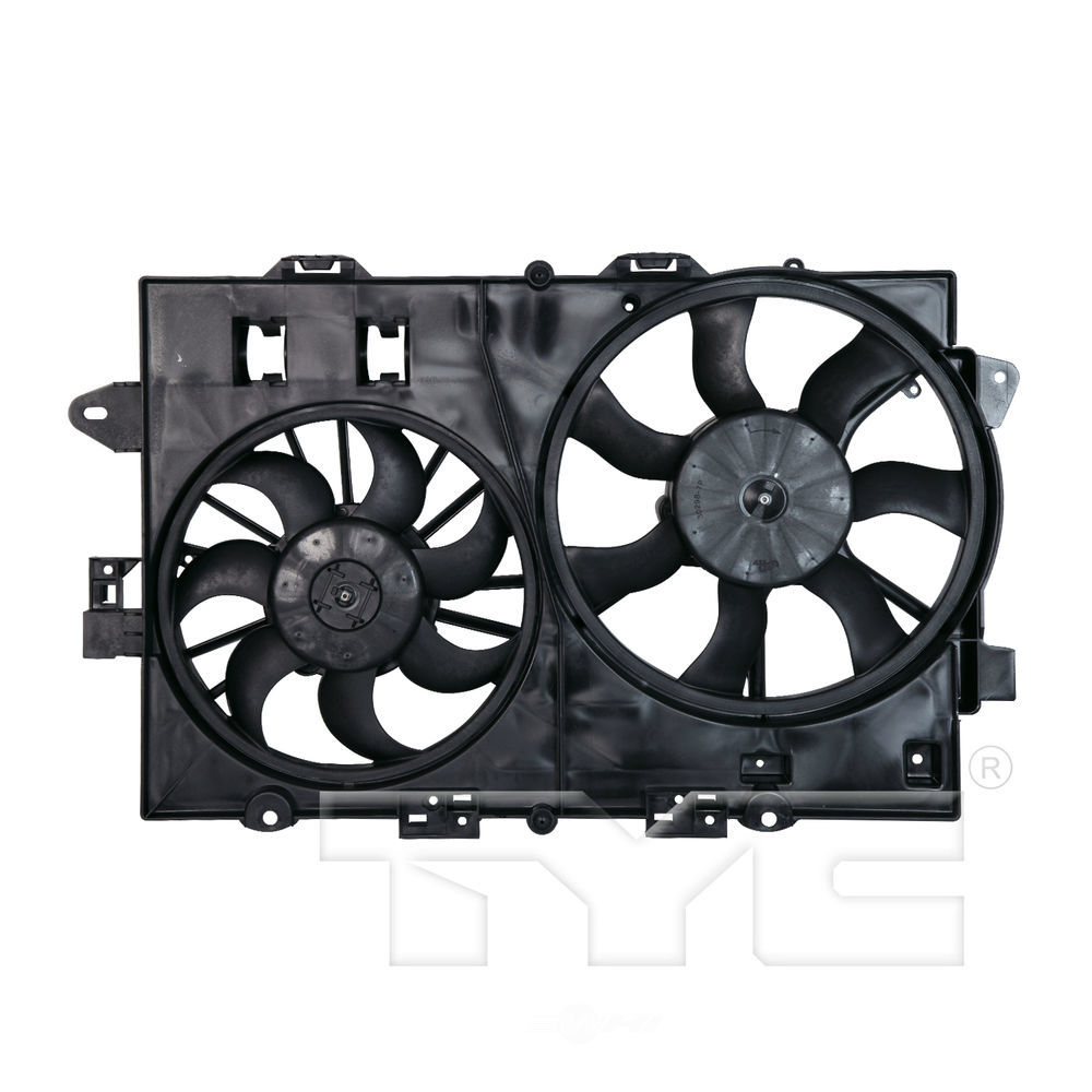 TYC - Dual Radiator And Condenser Fan Assembly - TYC 621670
