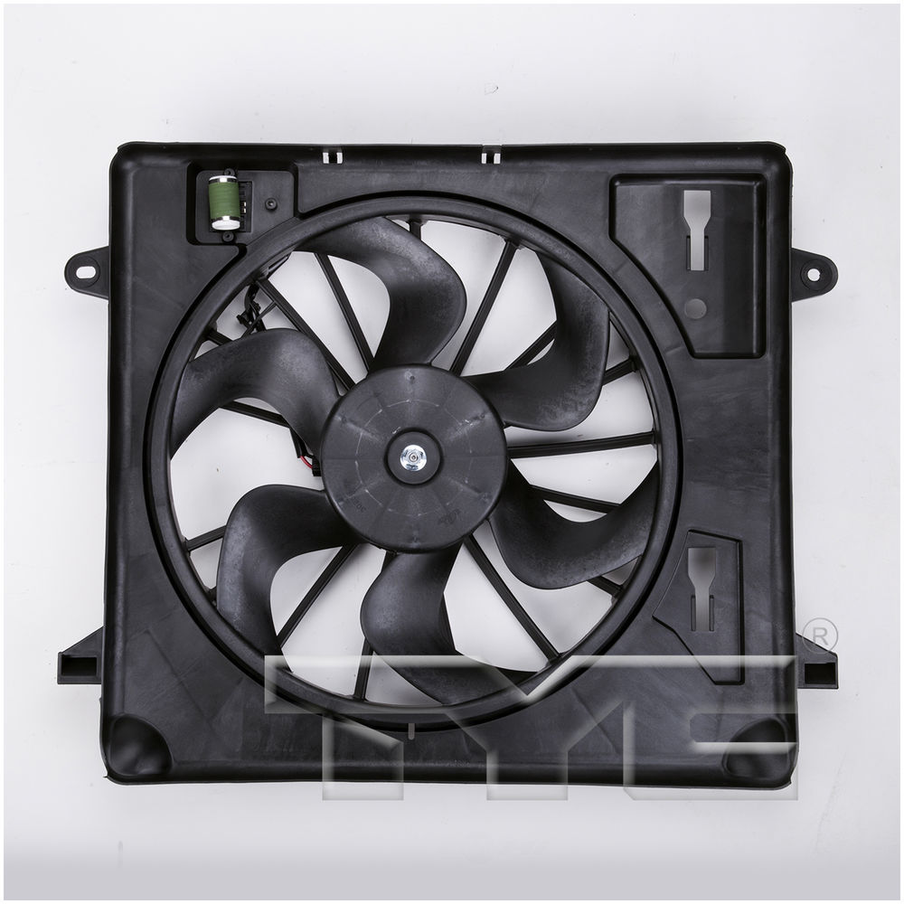 TYC - Dual Radiator And Condenser Fan Assembly - TYC 621680