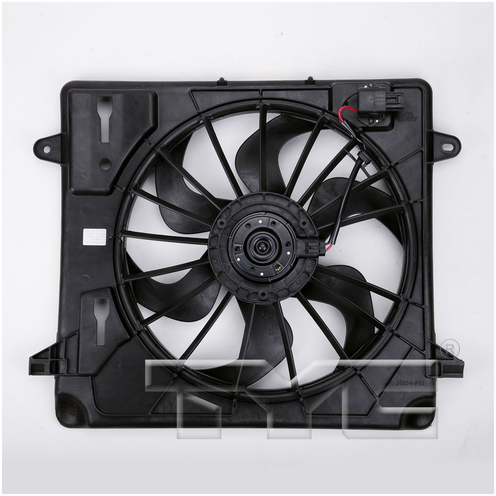 TYC - Dual Radiator And Condenser Fan Assembly - TYC 621680