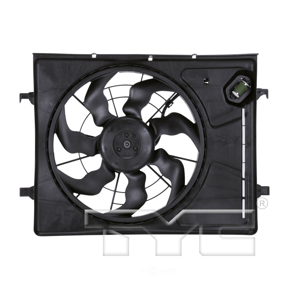 TYC - Dual Radiator And Condenser Fan Assembly - TYC 621710