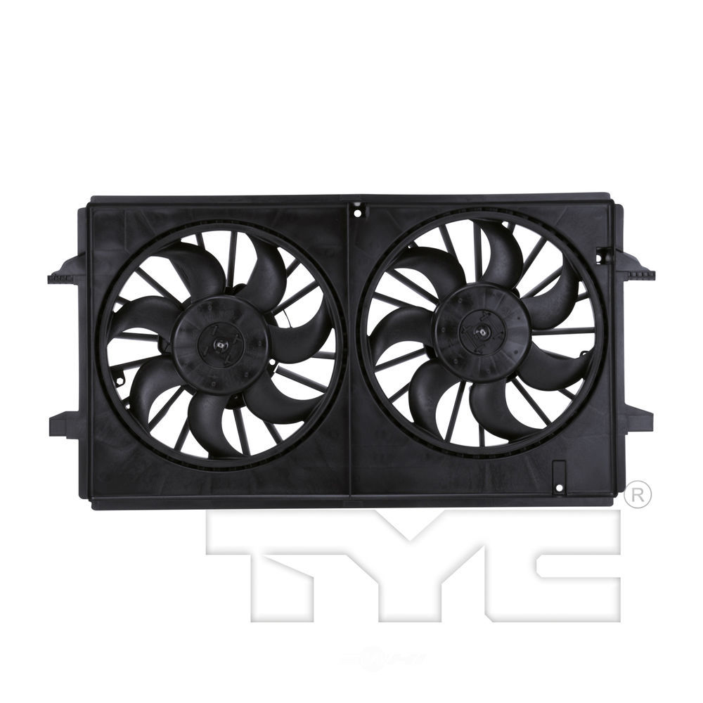 TYC - Dual Radiator And Condenser Fan Assembly - TYC 621790