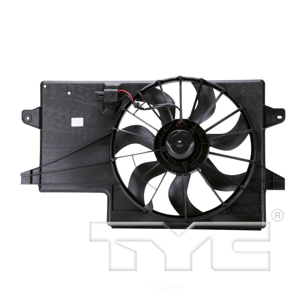 TYC - Dual Radiator And Condenser Fan Assembly - TYC 621850