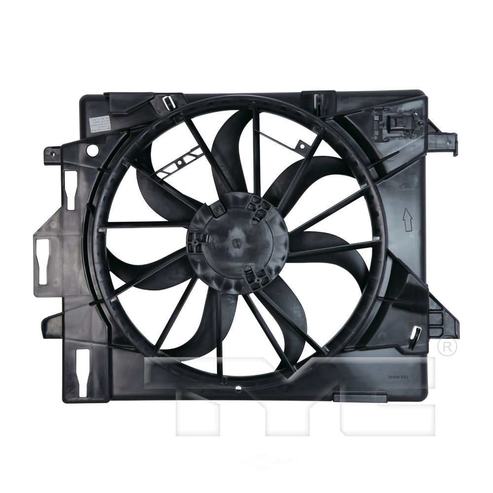 TYC - Dual Radiator And Condenser Fan Assembly - TYC 621860