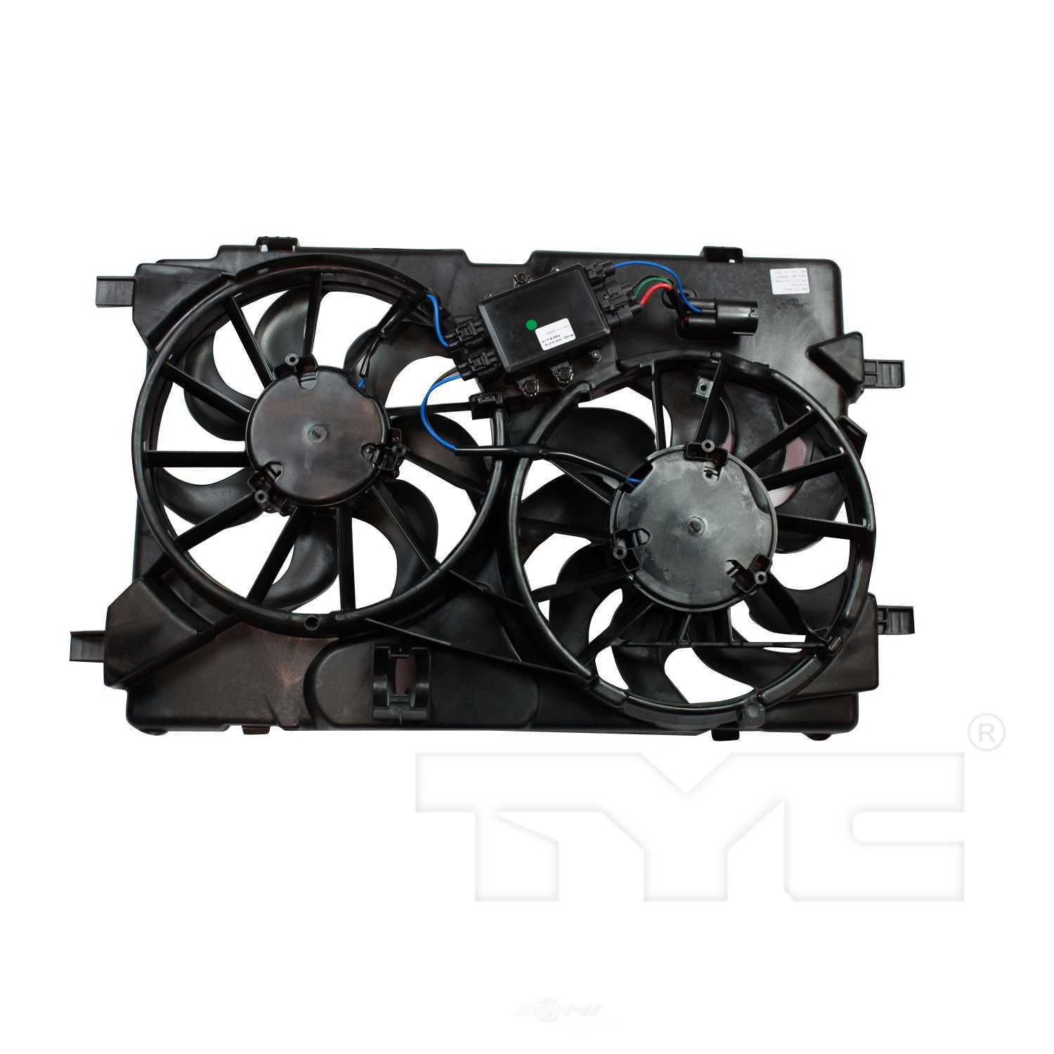 TYC - Dual Radiator And Condenser Fan Assembly - TYC 622390