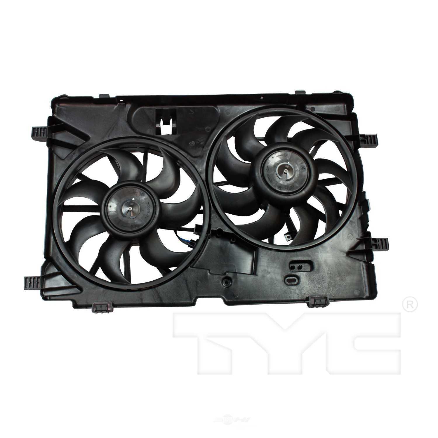 TYC - Dual Radiator And Condenser Fan Assembly - TYC 622390