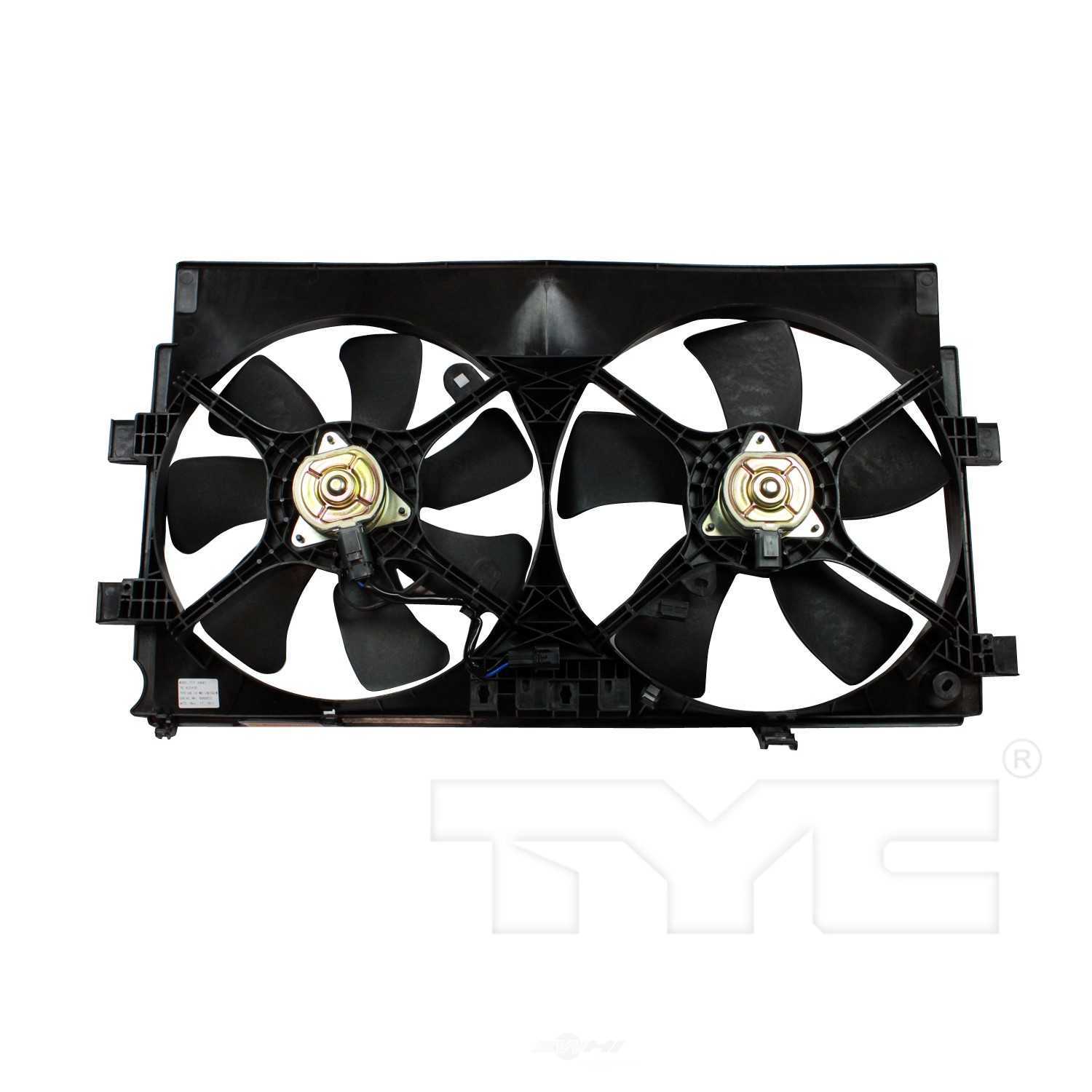 TYC - Dual Radiator And Condenser Fan Assembly - TYC 622450
