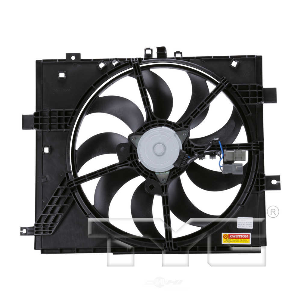 TYC - Dual Radiator And Condenser Fan Assembly - TYC 622770