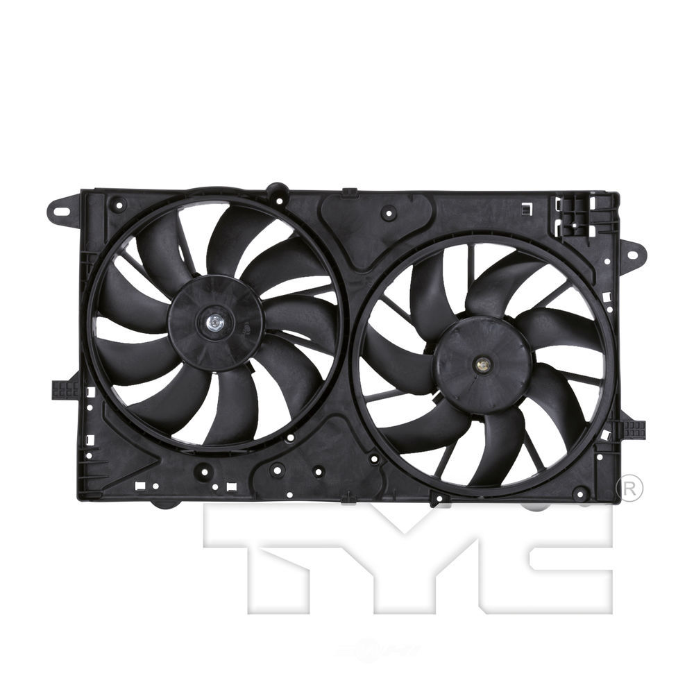 TYC - Dual Radiator And Condenser Fan Assembly - TYC 622850