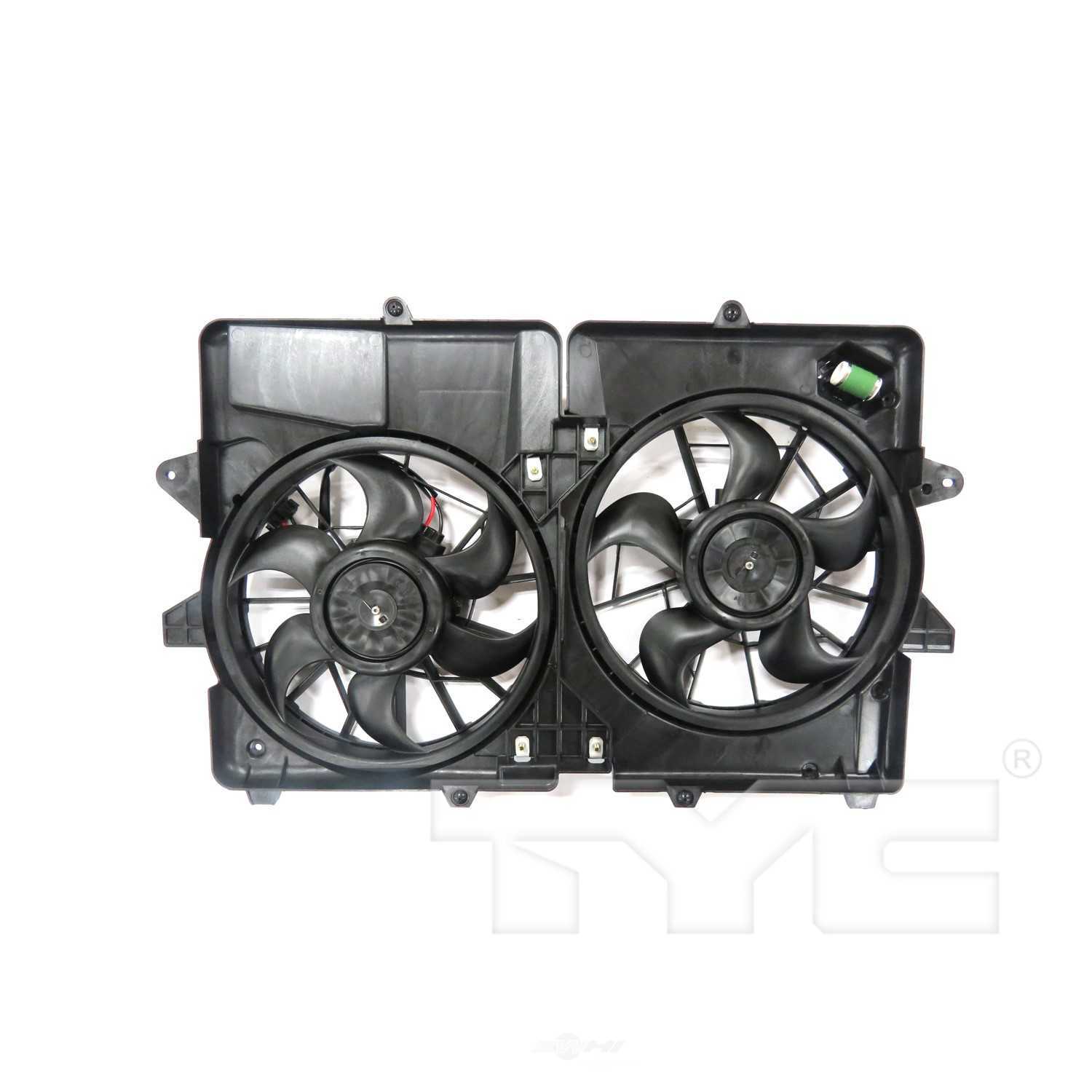 TYC - Dual Radiator And Condenser Fan Assembly - TYC - 623240