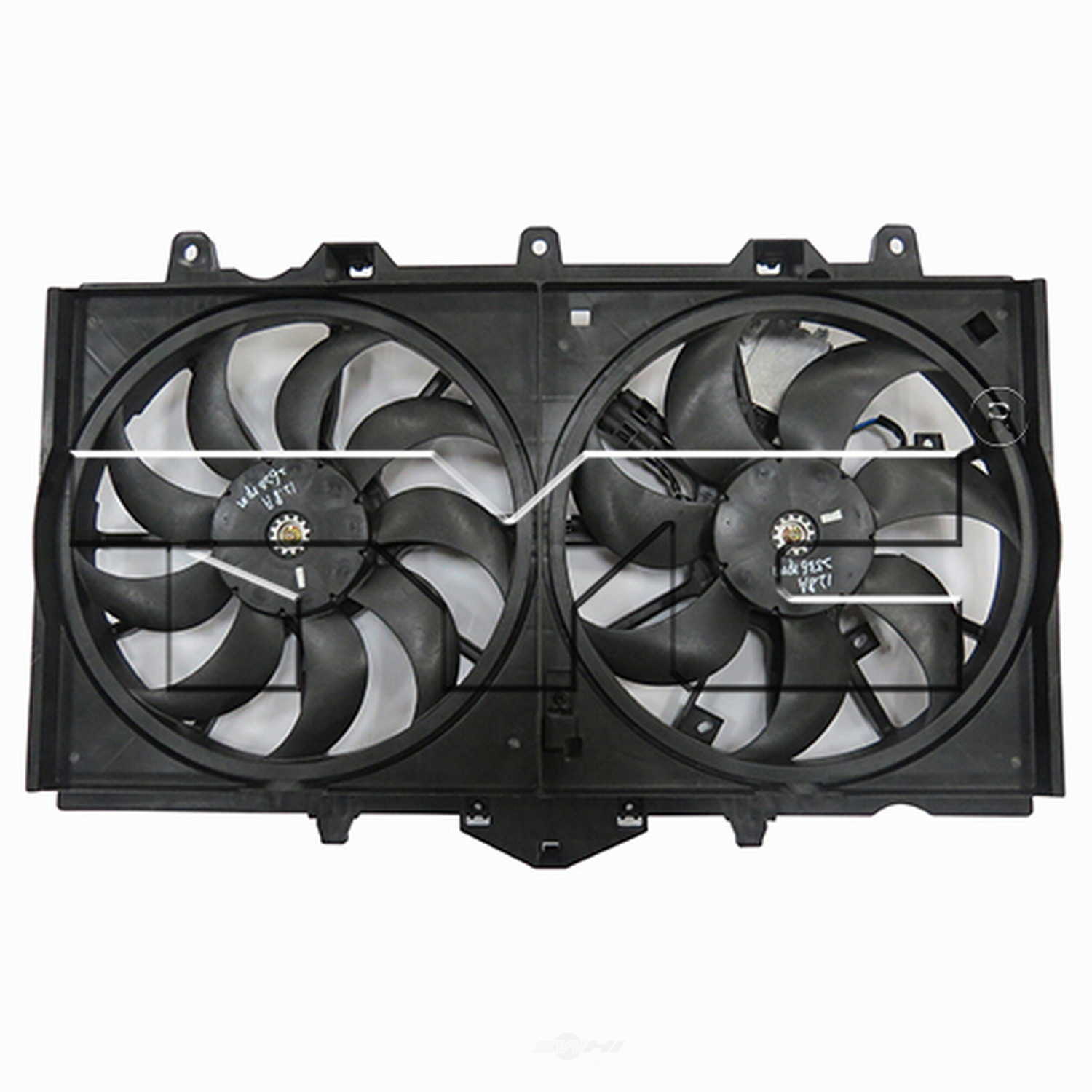TYC - Dual Radiator And Condenser Fan Assembly - TYC - 623300