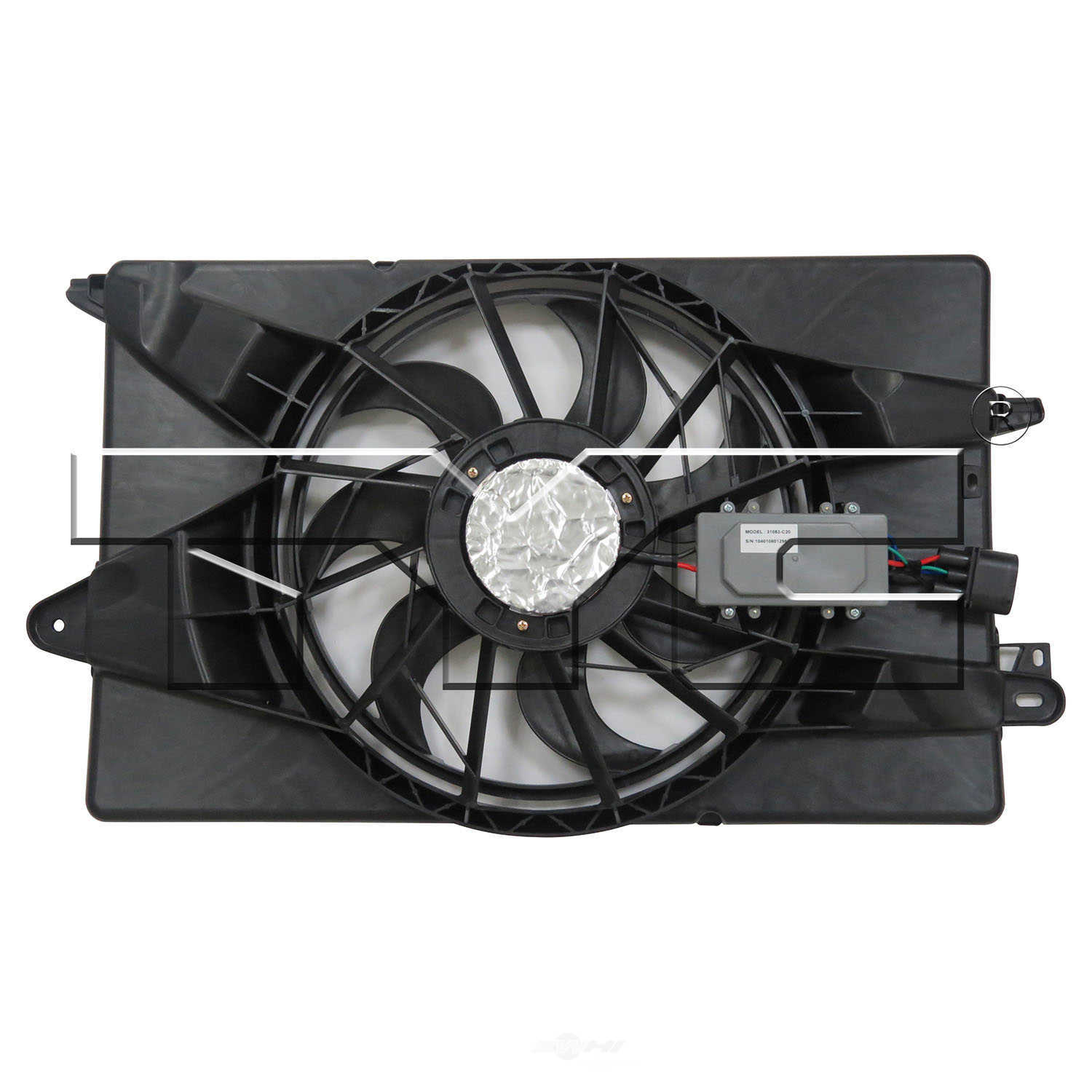 TYC - Dual Radiator And Condenser Fan Assembly - TYC 623340
