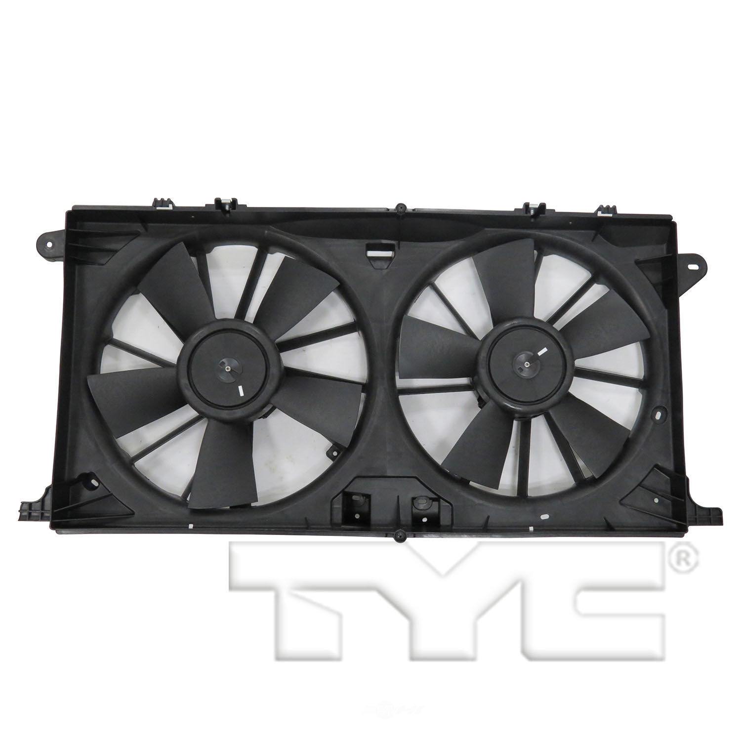 TYC - Dual Radiator And Condenser Fan Assembly - TYC 623450
