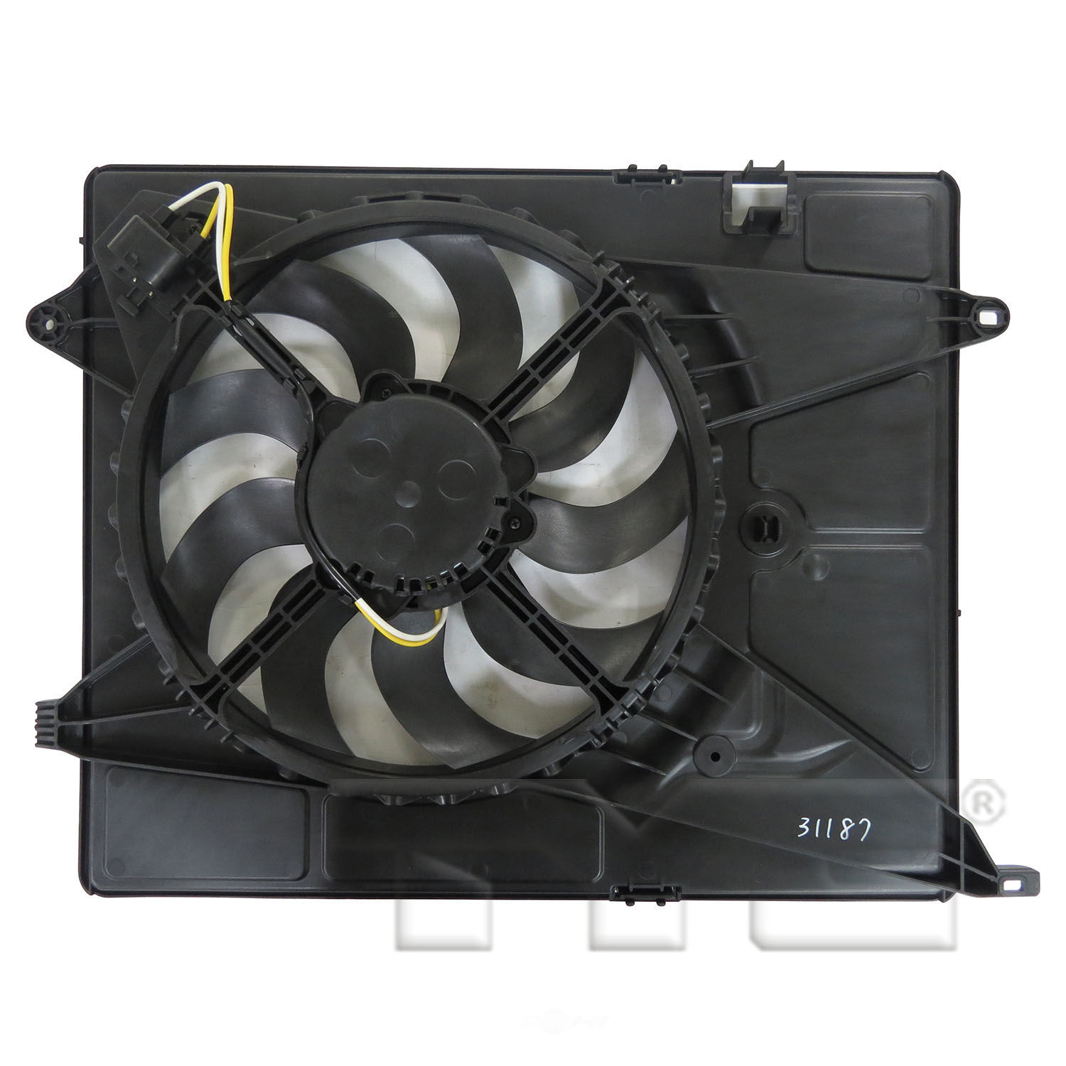 TYC - Dual Radiator And Condenser Fan Assembly - TYC 623590