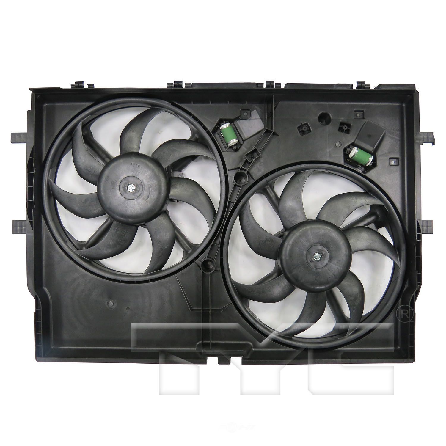 TYC - Dual Radiator And Condenser Fan Assembly - TYC 623710