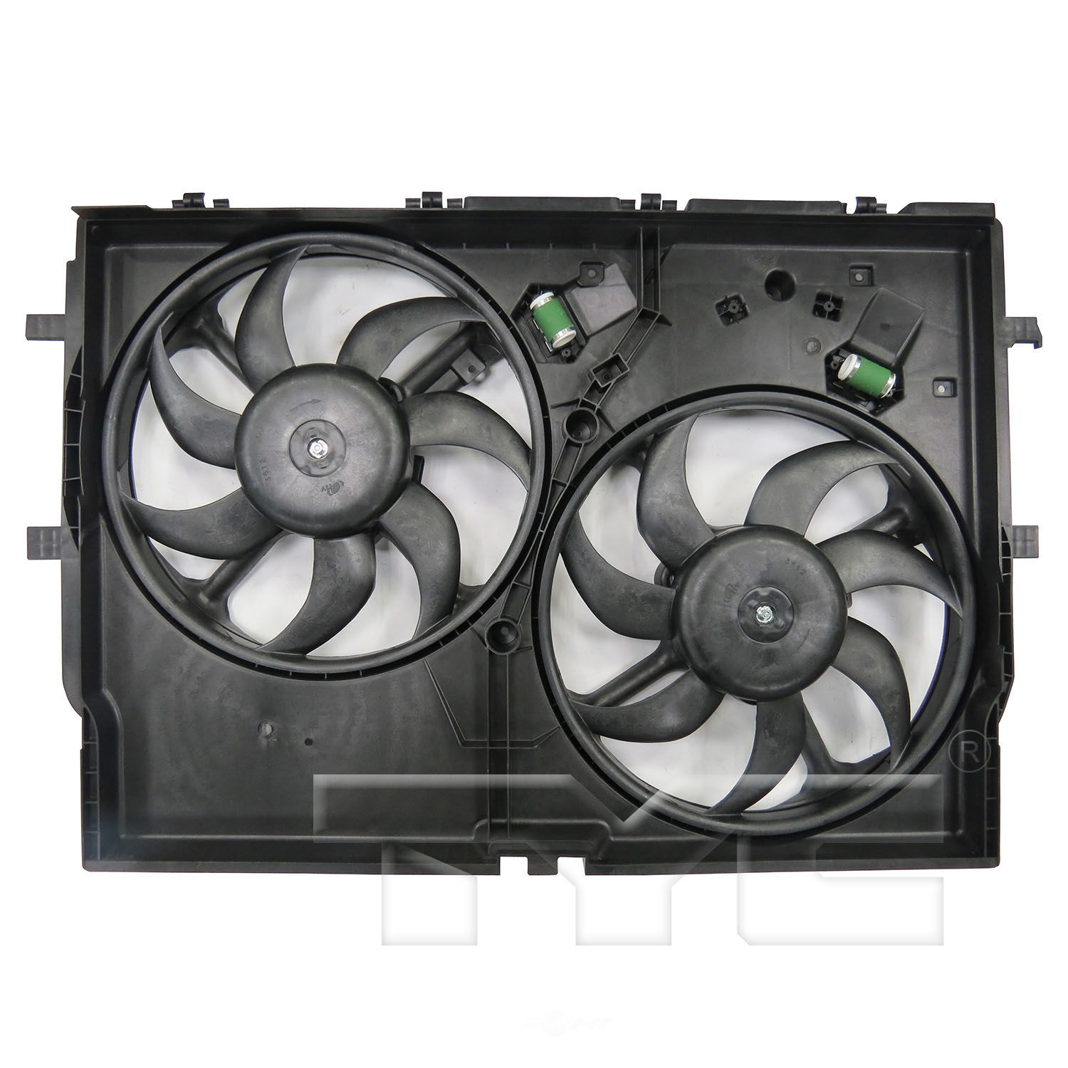 TYC - Dual Radiator And Condenser Fan Assembly - TYC 623730