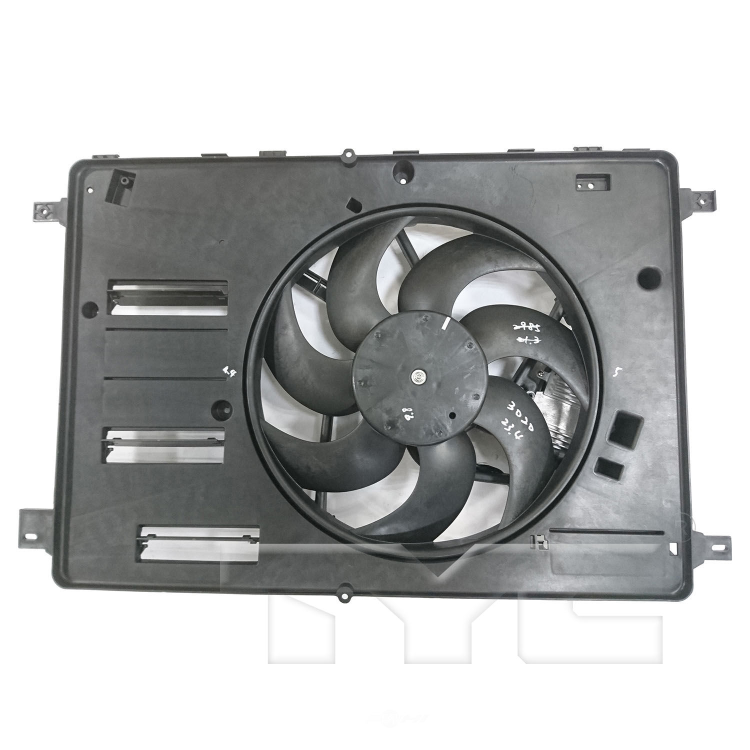 TYC - Dual Radiator And Condenser Fan Assembly - TYC 623790