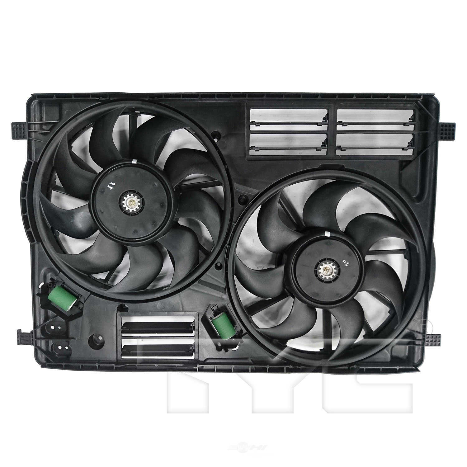 TYC - Dual Radiator And Condenser Fan Assembly - TYC - 623810